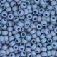 Miyuki seed beads 8/0 - Opaque glazed frosted rainbow soft blue 8-4704